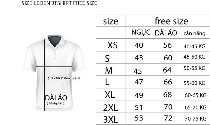 Free size là từ ngữ được dùng để chỉ tới một thông số kích thước của quần áo